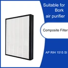 Очиститель воздуха H13 HEPA и угольный Композитный фильтр, детали для очистителя воздуха BORK AP RIH 1515 SI, удаление пыли и стерилизация