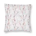 Наволочка для диванной подушки с цветами вишни, 40x40