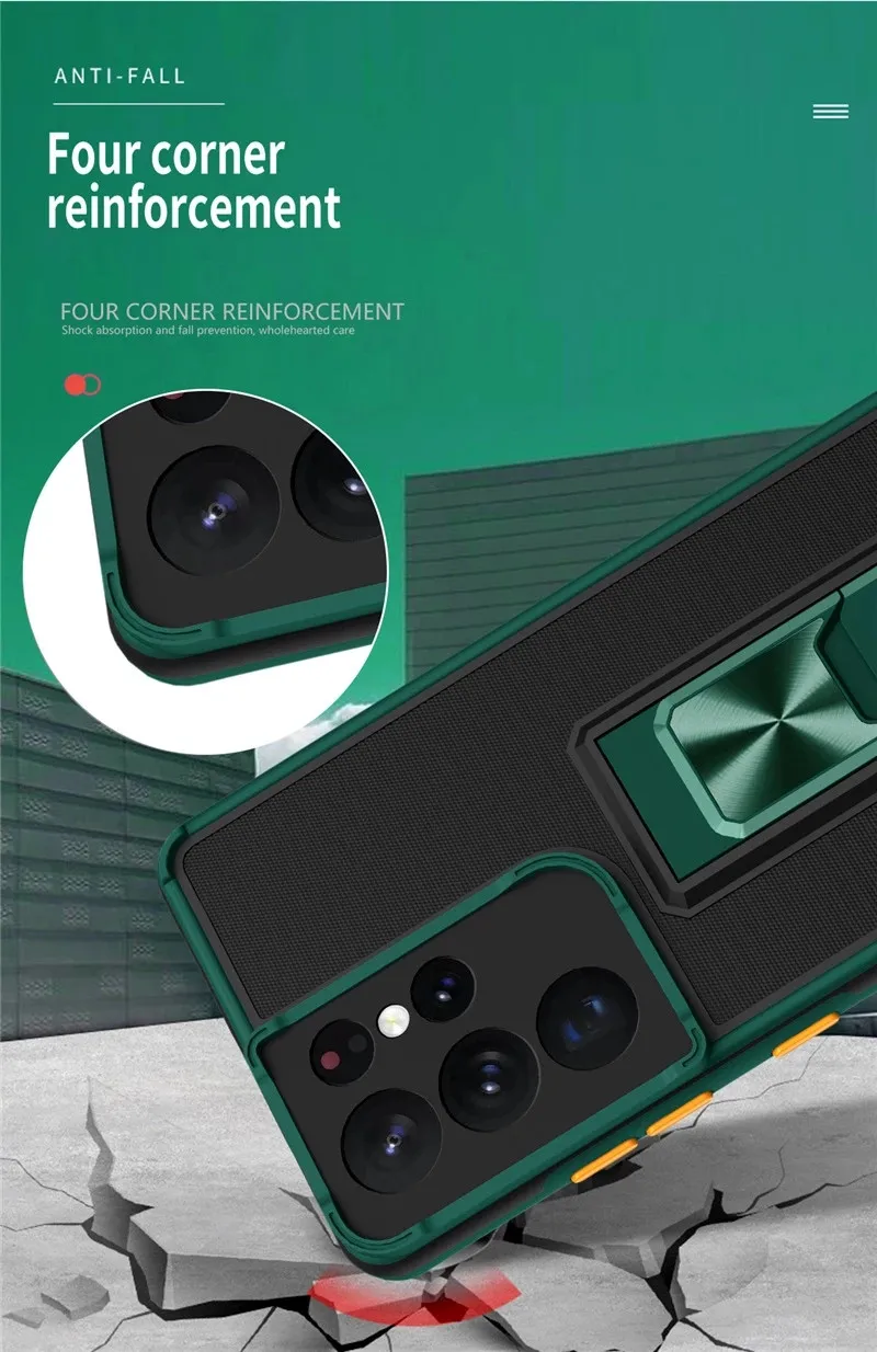armor shockproof case for xiaomi pocophone poco x3 nfc stand holder car magnetic ring phone case for mi poco x3 pro pocox3 cover free global shipping