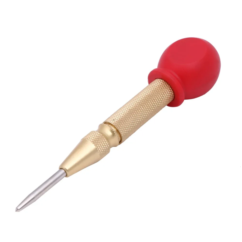 

Fixmee 1pcHSS Center Punch Stator Punching Automatic Center Pin Punch Spring Loaded Marking Drilling Tool With Protective Sleeve