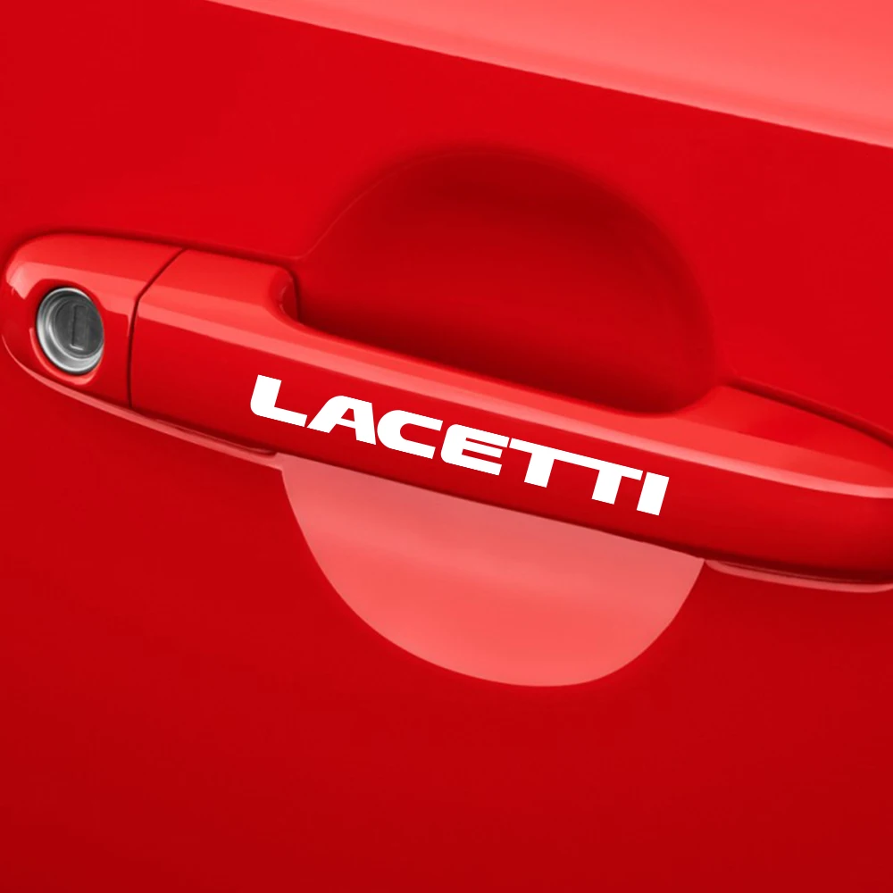 4 шт. спортивные наклейки на дверную ручку автомобиля светоотражающие виниловые