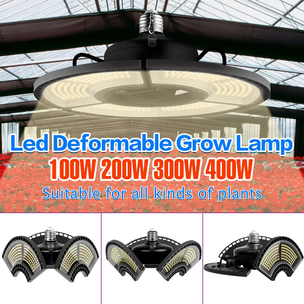 

LED Grow Light Full Spectrum Phytolamp Indoor Plant Bulb Hydroponics LED Phyto Growth Lamp 100W 200W 300W 400W For Flower Seeds