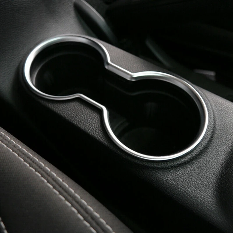 Автомобильный хромированный передний держатель для чашки воды декоративная