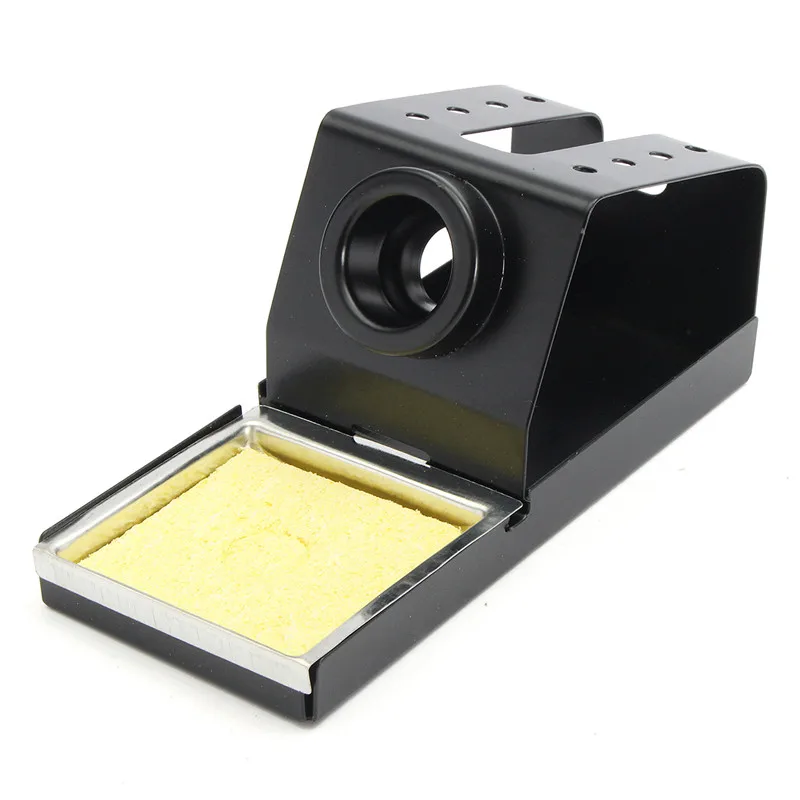 Подставка для паяльника из металла с губкой паяльной станции 16 см x 7 5