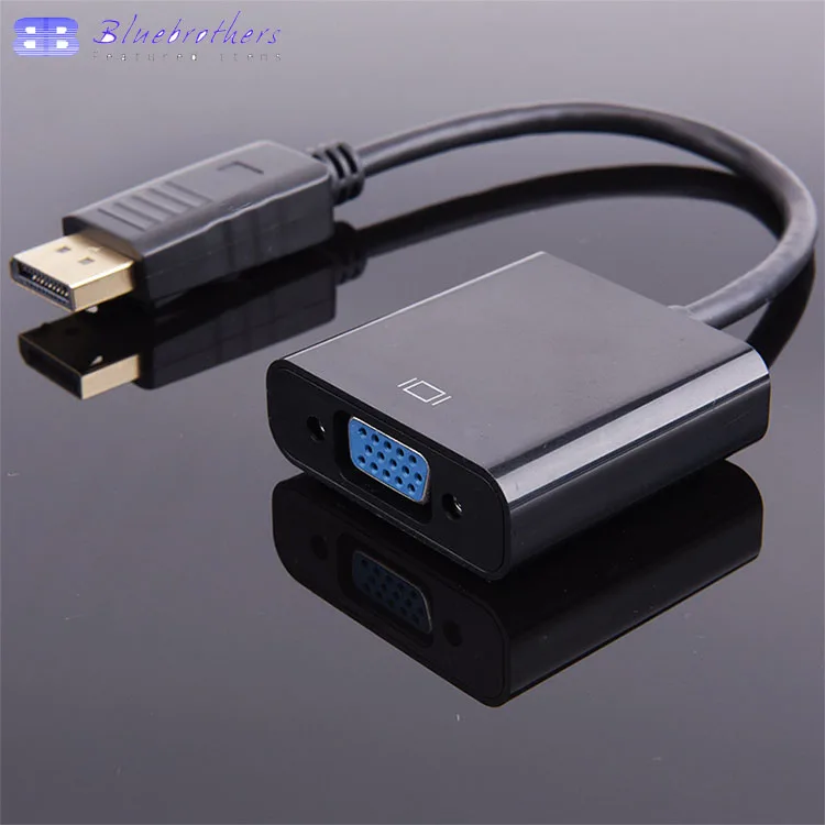 

DisplayPort DP to VGA Male to Female Cable Adapter 1920x1080 1080P
