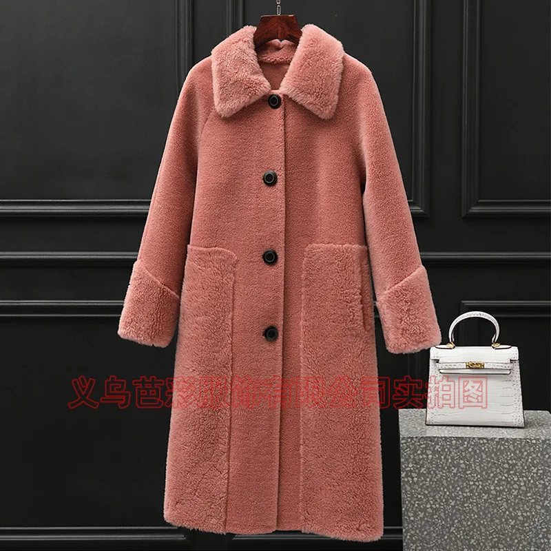 Женская куртка меховое пальто зимняя флисовая женское длинное женская