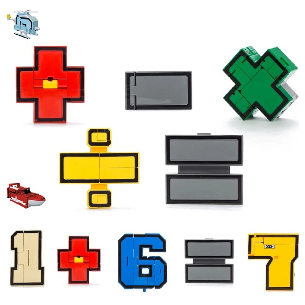 LEGAO THOMAS Цифровой Трансформируемый Игрушечный Автомобиль Fit Robot Boy детская