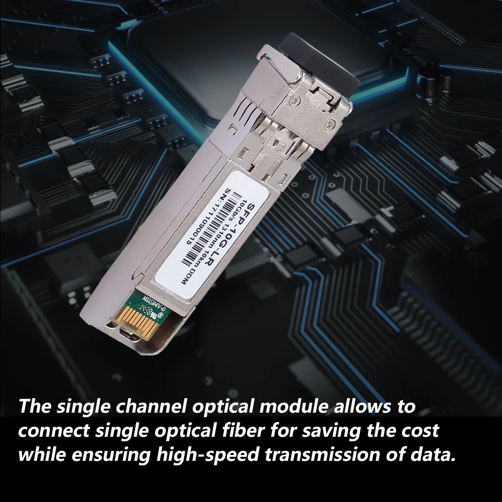 SFP 10G LR 10 ГБ/сек. 1310nm км DDM гигабитный одномодовый волоконно оптический