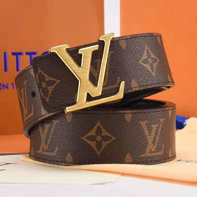 

P01VIP fashion classic printing luxury leather belt men's and women's leisure belt designer 2021 high quality double buckle belt