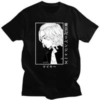 vintage unisex t shirt tokyo revengers anime manjiro sano graphic t shirt for men t shirts cosplay fashion creative tops clothes