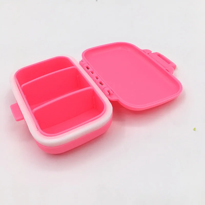 Pink Чехол для таблеток, органайзер для таблеток, чехол, портативный, 7 дней, 3 сетки, для путешествий, медицинские препараты, контейнер для хранения таблеток, медицинская коробка, Pastillero - Цвет: Pink