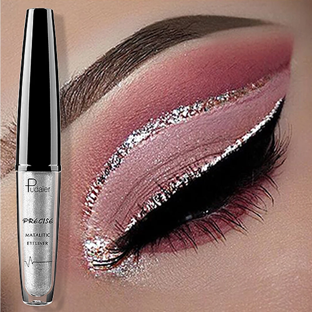 Подводка для глаз с блестками 16 цветов| |