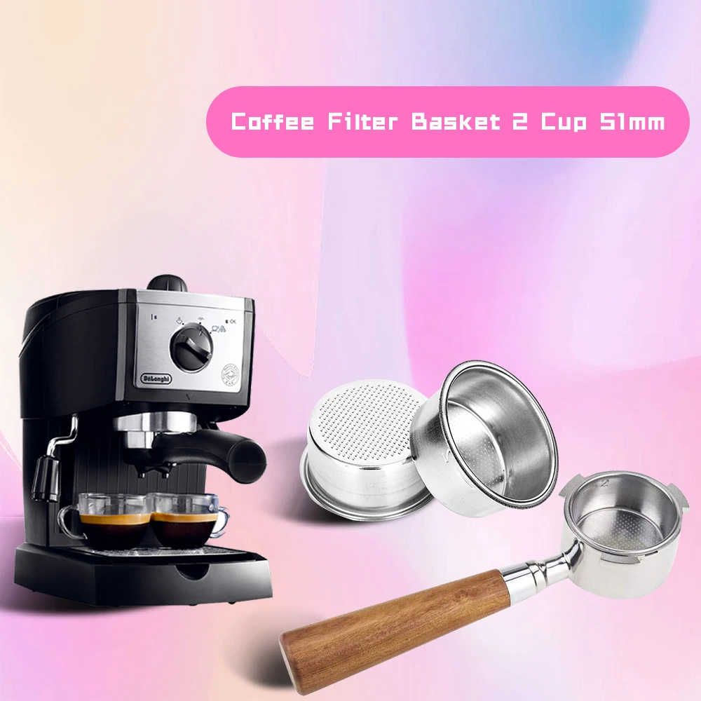 51 мм фильтр из нержавеющей стали без давления многоразовый для кофе 51x2 5 мм/2x1 дюйм