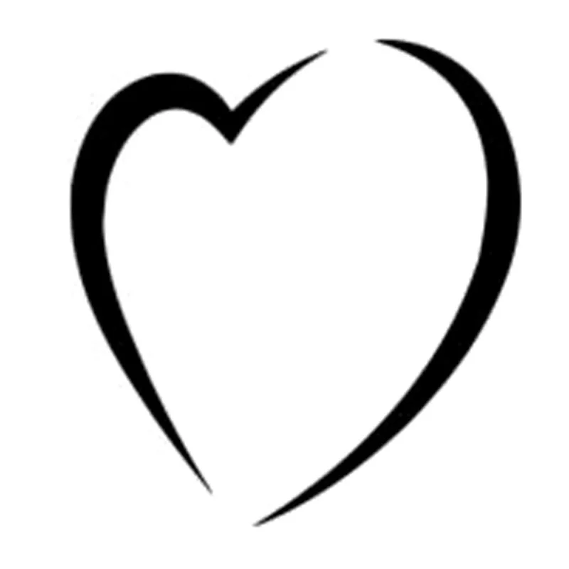 

11,8 см * 12,7 см любовь сердце Компьютерные аксессуары наклейки виниловые наклейки