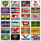 Винтажный металлический постер Mack Trucks Oil, Оловянный Ретро-знак AC Spark, Castrol, бензин, комнату железная табличка, гараж, Настенный декор YM029