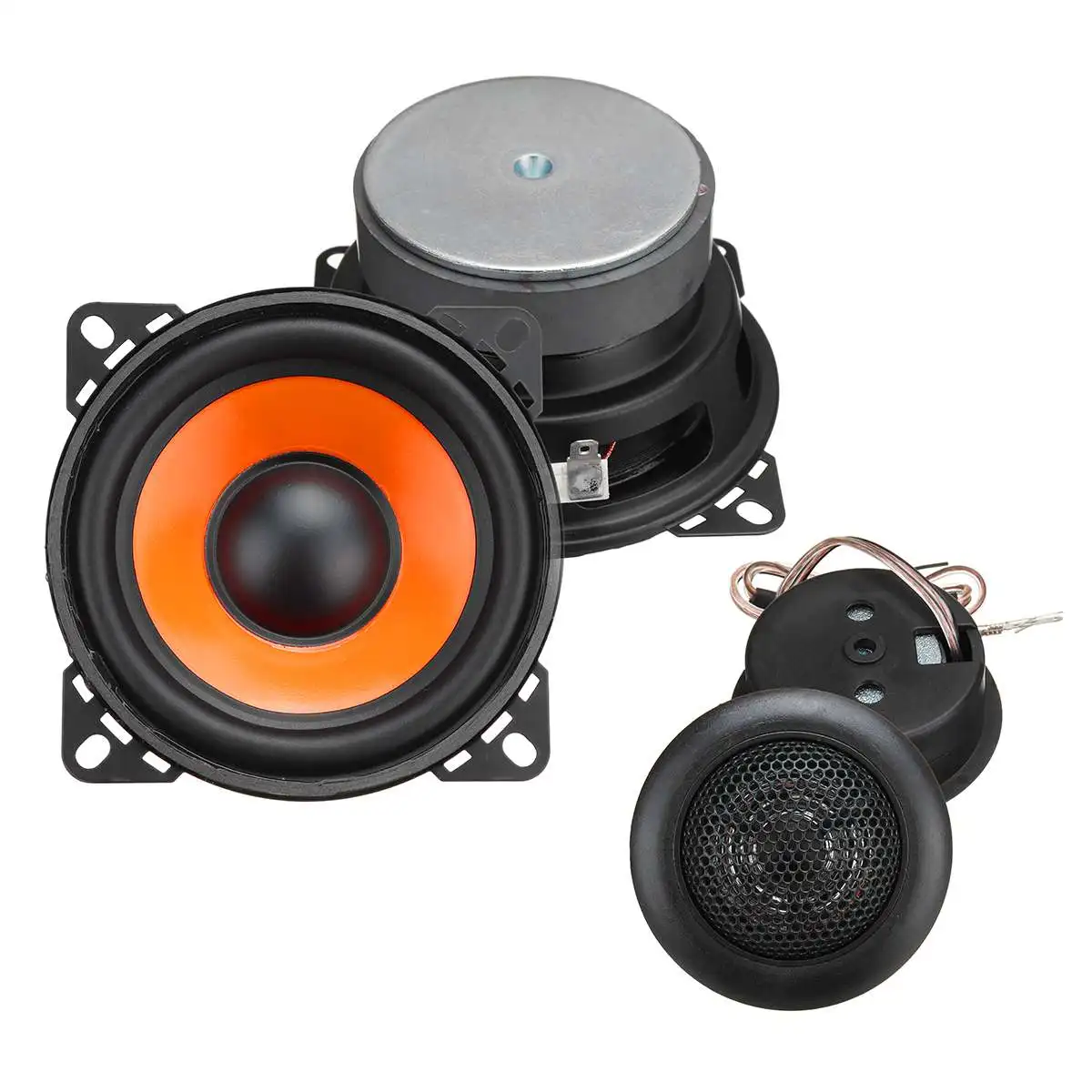 

New 1Pair 4" 4OHM 35W Car Woofer Sound Audio Speakers Driver Professional Loudspeaker Pro Multimedia Subwoofer Stereo