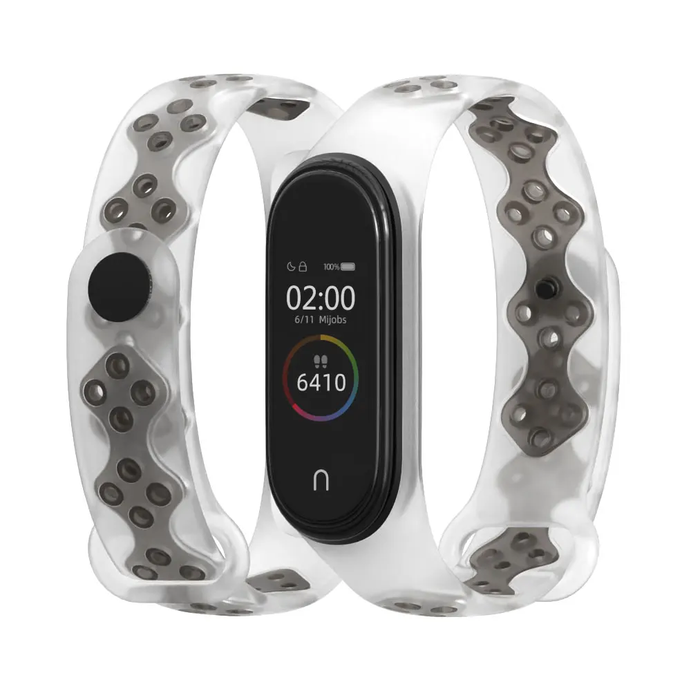 Ремешок для браслета Xiaomi Mi Band 4 силиконовый браслет 3 аксессуары спортивный