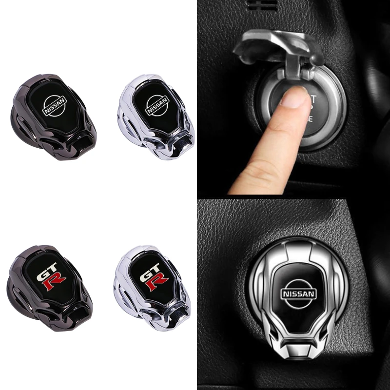 Автомобильные аксессуары металлическая крышка зажигания для Nissan GTR эмблема X-Trail
