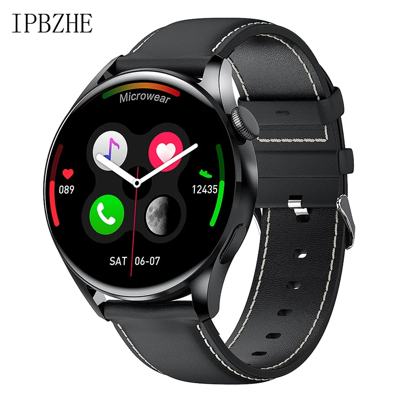 IPBZHE Bluetooth Call Smart Watch Men Blood Pressure ECG Blood Oxygen Reloj Inteligente SmartWatch Women IOS Android Smart Watch