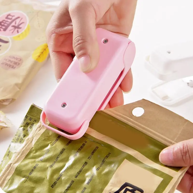 

Portable Pressure Heat Mini Plastic Bag Impluse Food Packing Handheld Multifunction Easy Operation Sealing Machine T Retailsale