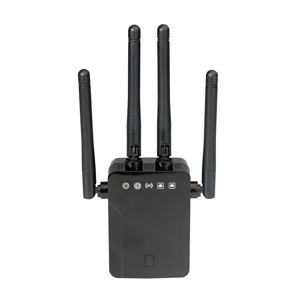 

M-95b Wireless Repeater Wifi Router 2.4GHz 300m Signal Amplifier Extender 4 Antenna Router for Home Office Accessories