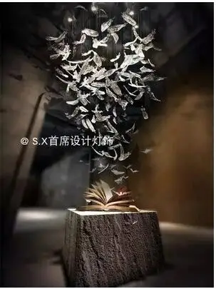 Постмодерническая люстра в скандинавском стиле простая современная лампа со