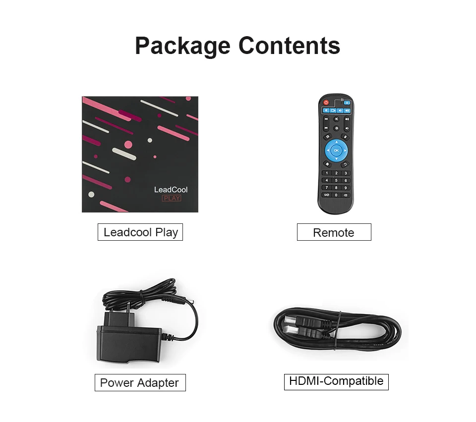 

Leadcool Play Rockchip RK3318 Android 9.0 Smart TV Box With Wifi 2.4G 5G Dual Wifi BT4.0 Android TV Box 2021 4K TV Set-top Box