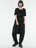 hairstylist fashion street overalls work pants plus size singer outfit mens slacks slouchy look