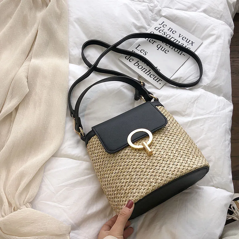 Маленькие соломенные сумки для женщин 2020 летние через плечо женские путешествий