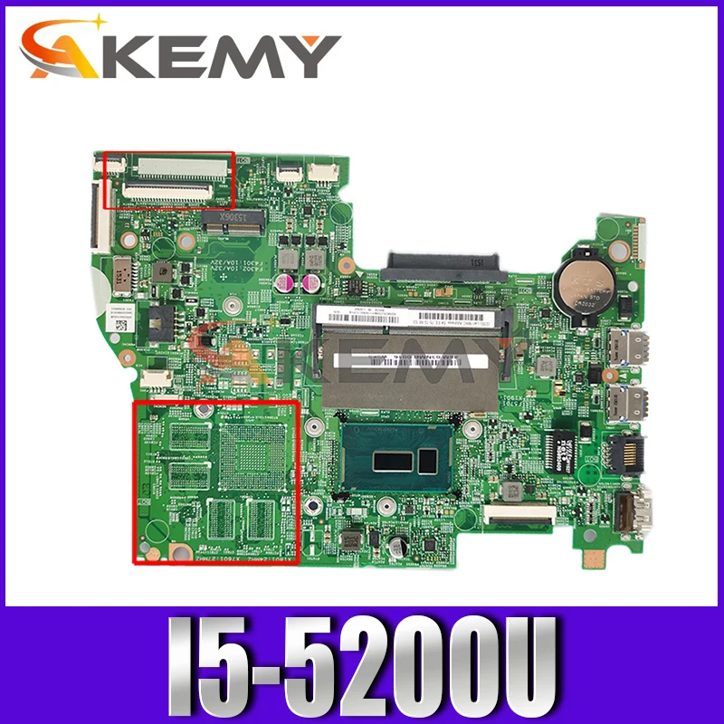 

KEFU LT41 MB 14217-1M лаптоп материнская плата для ноутбука Lenovo YOGA 500-14IBD FLEX3-1470 (14 дюймов) оригинальная материнская плата I5-5200U GM