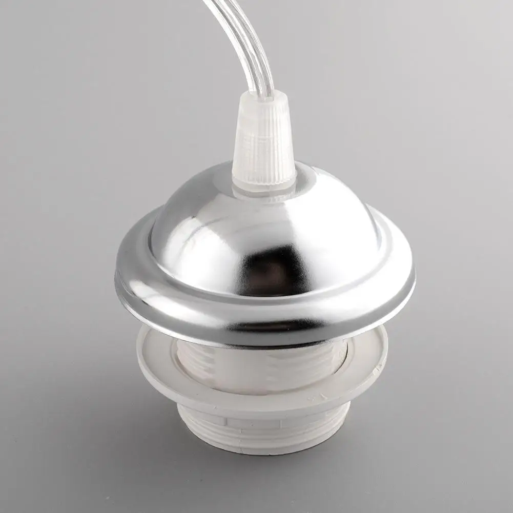 Хромированная потолочная роза подвеска E27 для дома и офиса держатель лампы