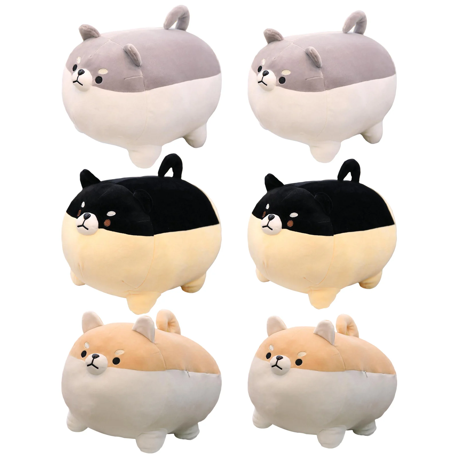 

Плюшевая кукла-собака 40 см/50 см, детский подарок, мягкая подушка для щенка, Набивная игрушка, интересная детская игрушка, подарок на день Свя...