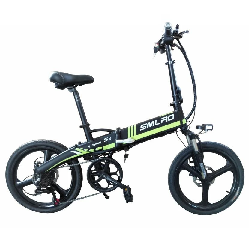 36V10AH350WGreen S9f 20 дюймов складной электрический велосипед/электрический велосипед 350 Вт 48 В 10ah велосипед на толстых шинах Электрический велосипед Ebike электрический автомобиль - Color: 36V10AH350WGreen