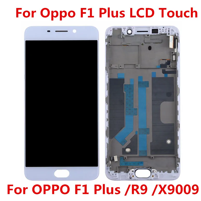 ЖК дисплей 5 дюйма для OPPO R9 R9m R9tm X9009 F1 Plus с сенсорным экраном и рамкой дигитайзер