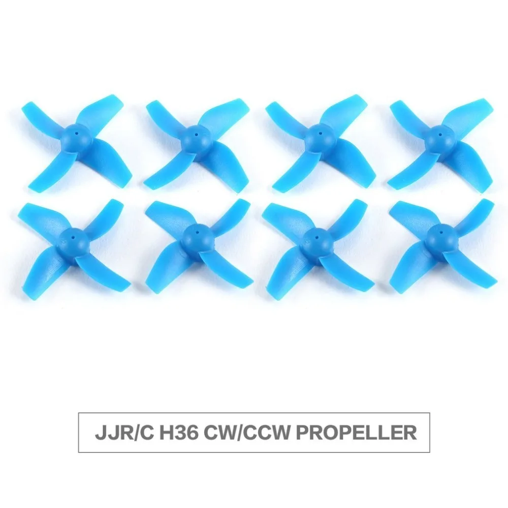 8 шт. оригинальный Пропеллер CW/CCW Для JJR/C H36 Дрон RC Мини Квадрокоптер запасные части