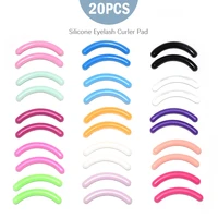 20pcs eyelash curler replacement pads universal type curling high elastic rubber pad face beauty eyelash curler replacement tool
