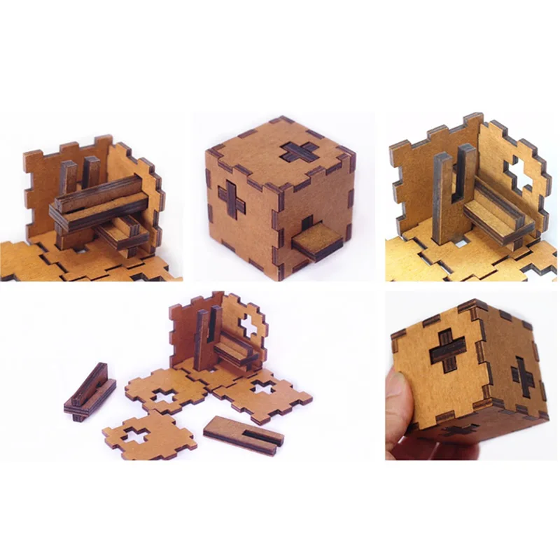 Лабиринт разблокировки Игрушки Швейцария куб коробка головоломка игрушка