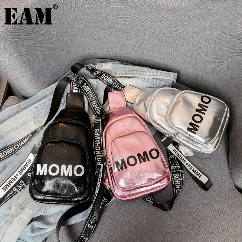 

Женская Сетчатая Сумка [EAM], Красная Спортивная мини-сумка для бега, новинка весны 2021