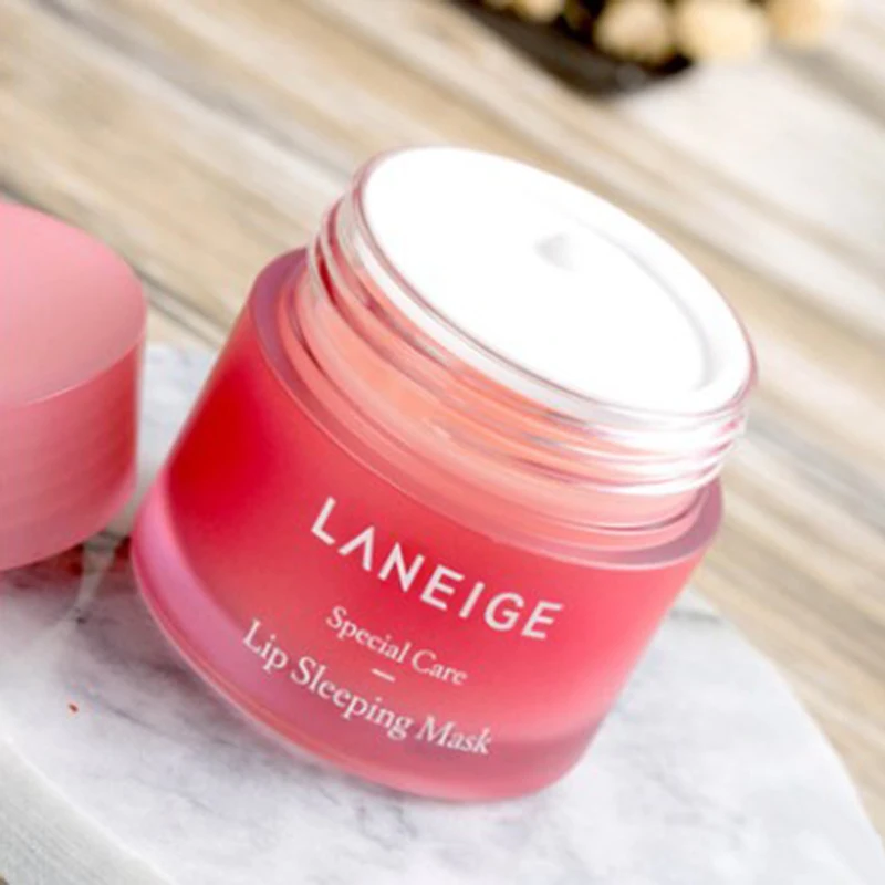 3g Корейская маска для сна Laneige губ с желейным клубничным ароматом увлажняющая и |