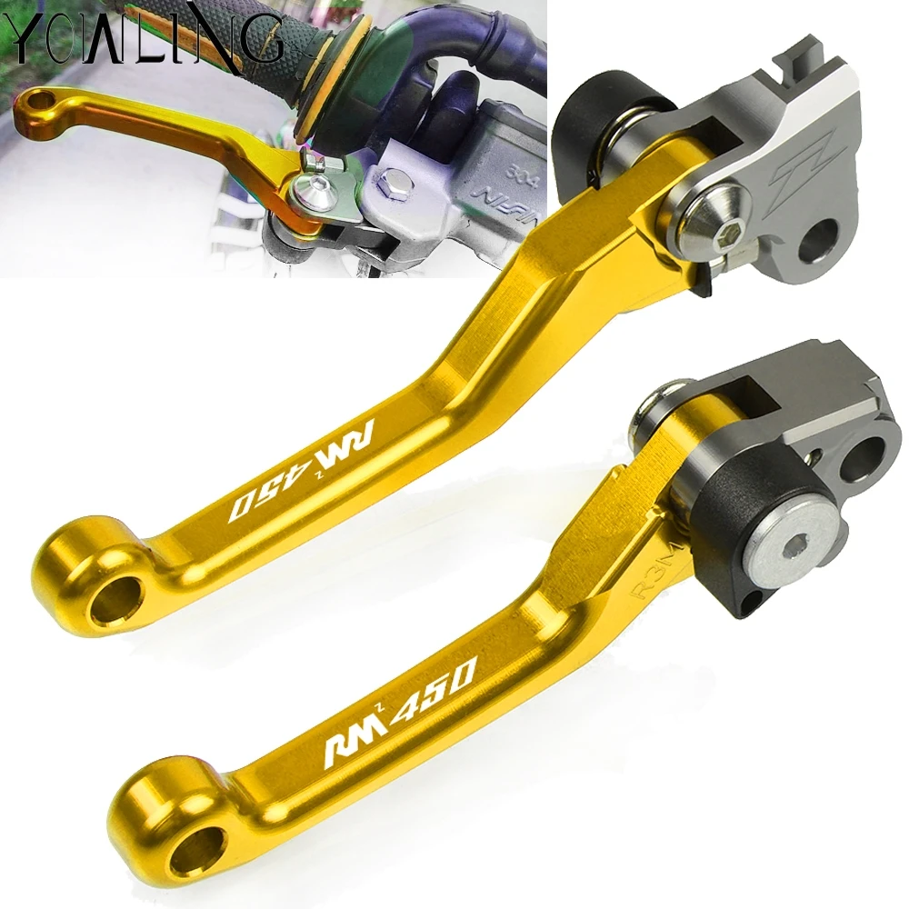For SUZUKI RMZ450 2005-2016 2006 2007 2008 2009 2010 2011 2012 2013 2014 2015 2016 Motorbike Dirt Bike handle Brake Clutch Lever