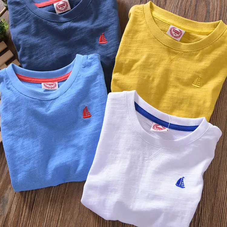 

Tops children boys short-sleeved t-shirt summer clothes P4402