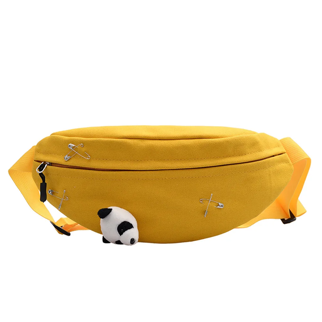 Yellow OCARDIAN поясные сумки, красочные поясные сумки для сумок, стильная поясная сумка с гигантской пандой, поясная сумка для путешествий, сумки для мобильных телефонов S11 - Цвет: Yellow