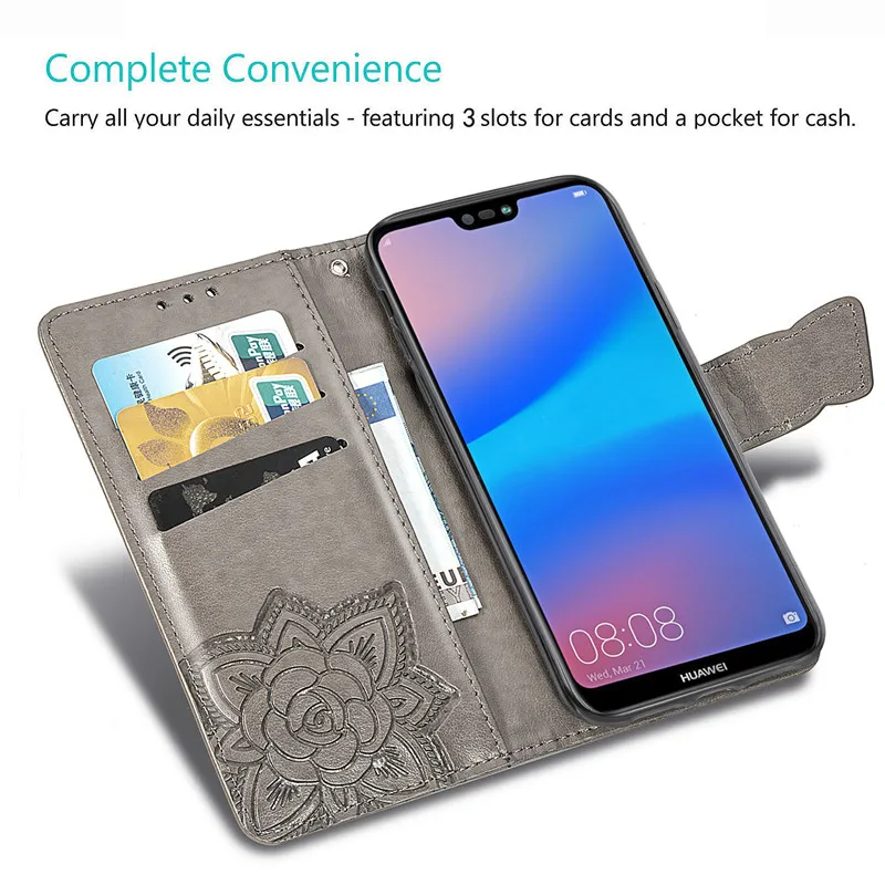Huawei Honor 20 7A 7C 8A 8S 9X10 9 Lite P Смарт кожаный чехол с Откидывающейся Крышкой для huawei P20 P30 Коврики 10 Lite 20 Pro Y6 Prime Y5