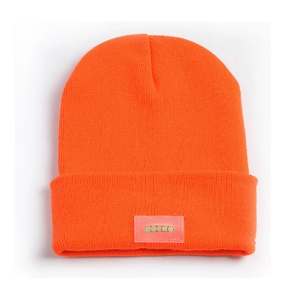 Головной убор со светодиодами портативная головная осветительная лампа Gopro Beanies Ночная Рыбалка Охота Кемпинг бег освещение Вязание шерстяное#734