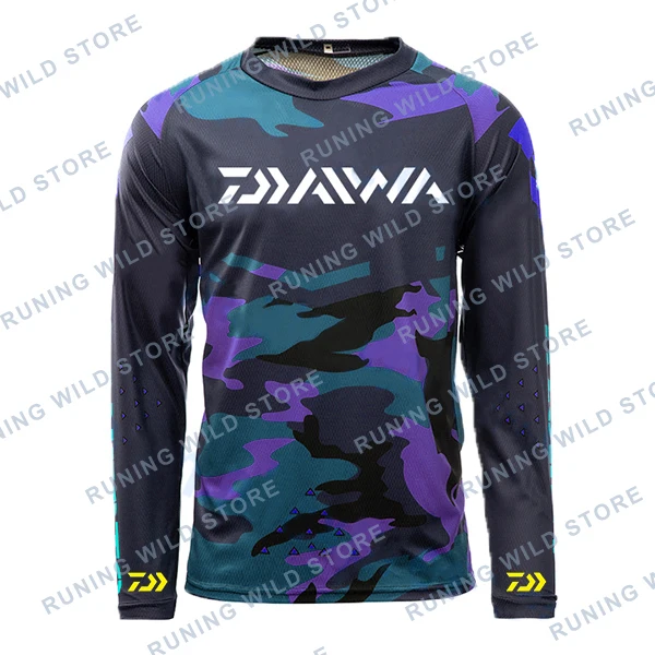  New Brand Dawa Daiwa Fishing Shirts Clothes Plus Size Anti Uv Cycling Clothing Outdoor Sport Quick Dry Mens | Спорт и развлечения