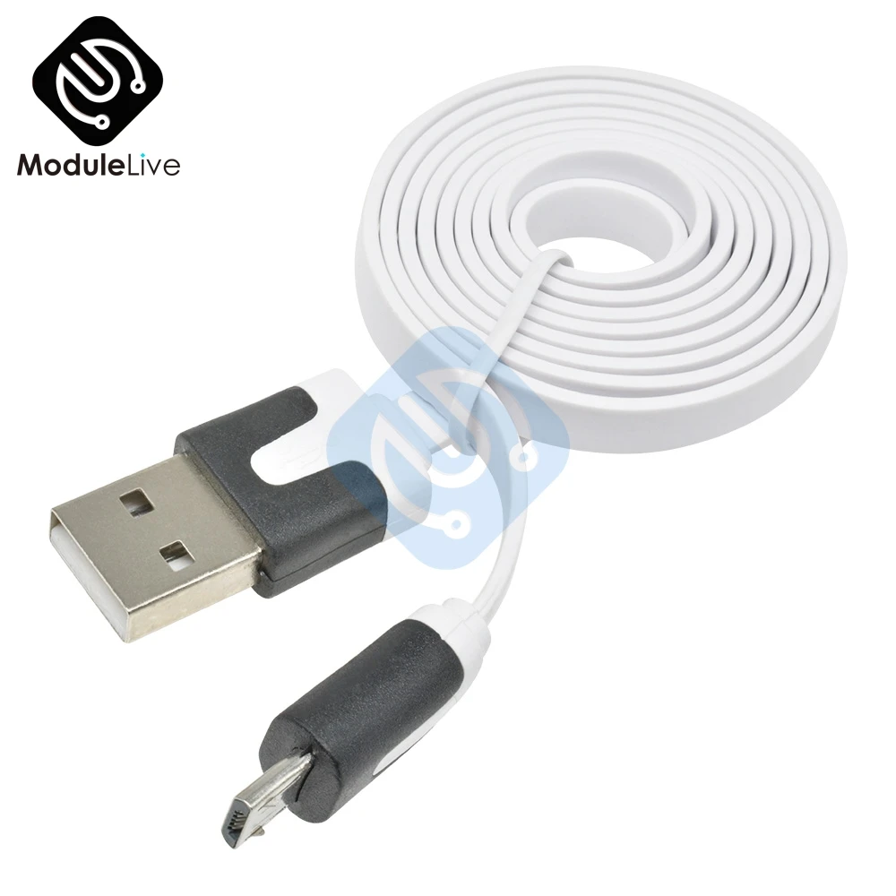 1 м 3.3ft провод Micro USB синий для Wemos D1 мини NodeMcu проводной кабель