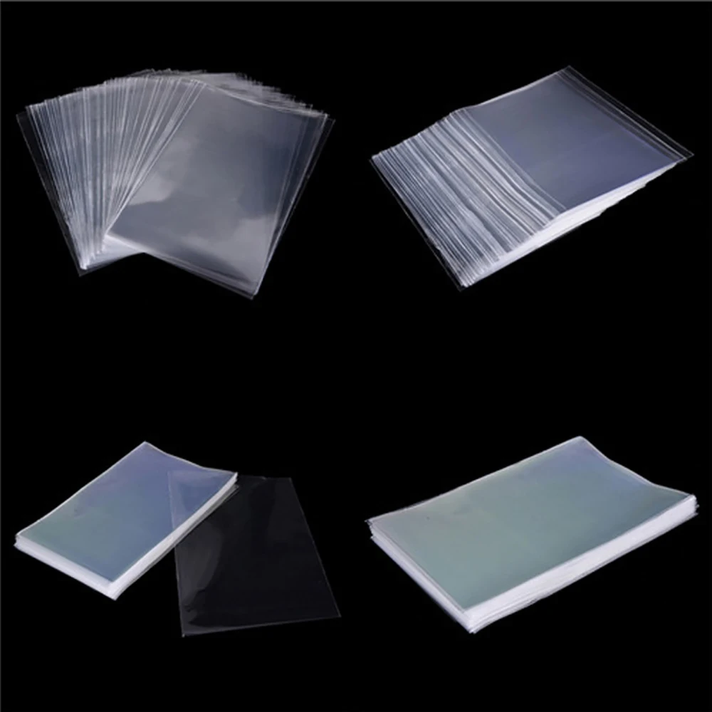 100 шт прозрачная целлофановая сумка для конфет и вечеринок упаковка печенья