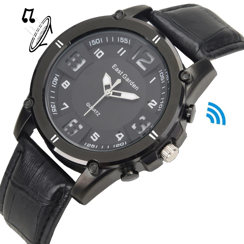 Портативный кварцевый динамик Bluetooth часы Поддержка голосового помощника вызовы