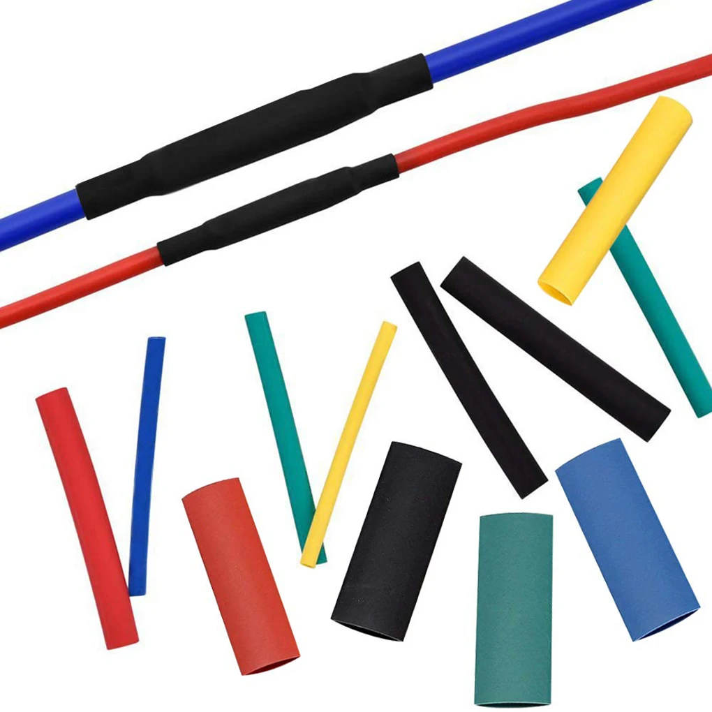 

328PCS/Set Heat Shrink Tubing Electrical Wrap Wire Cable Sleeves PE 2:1 Insulated Sleeving Assorted 2021new