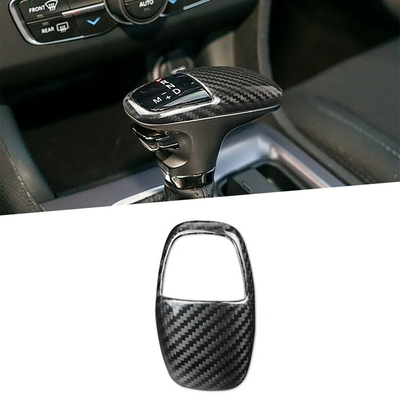 

Auto Carbon Fiber Gear Shift Knob Cover Sticker Trim for Dodge Challenger Charger 2015-2020 Accessories